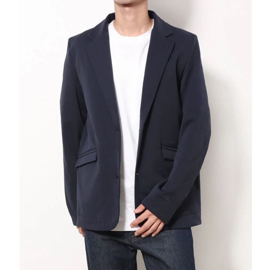★アディダス ADIDAS 定価14300円 新品 メンズ 吸汗速乾 ドライ テーラード ジャケット ブレザー 紺 Lサイズ [HP1397-L] 二 弐★QWER