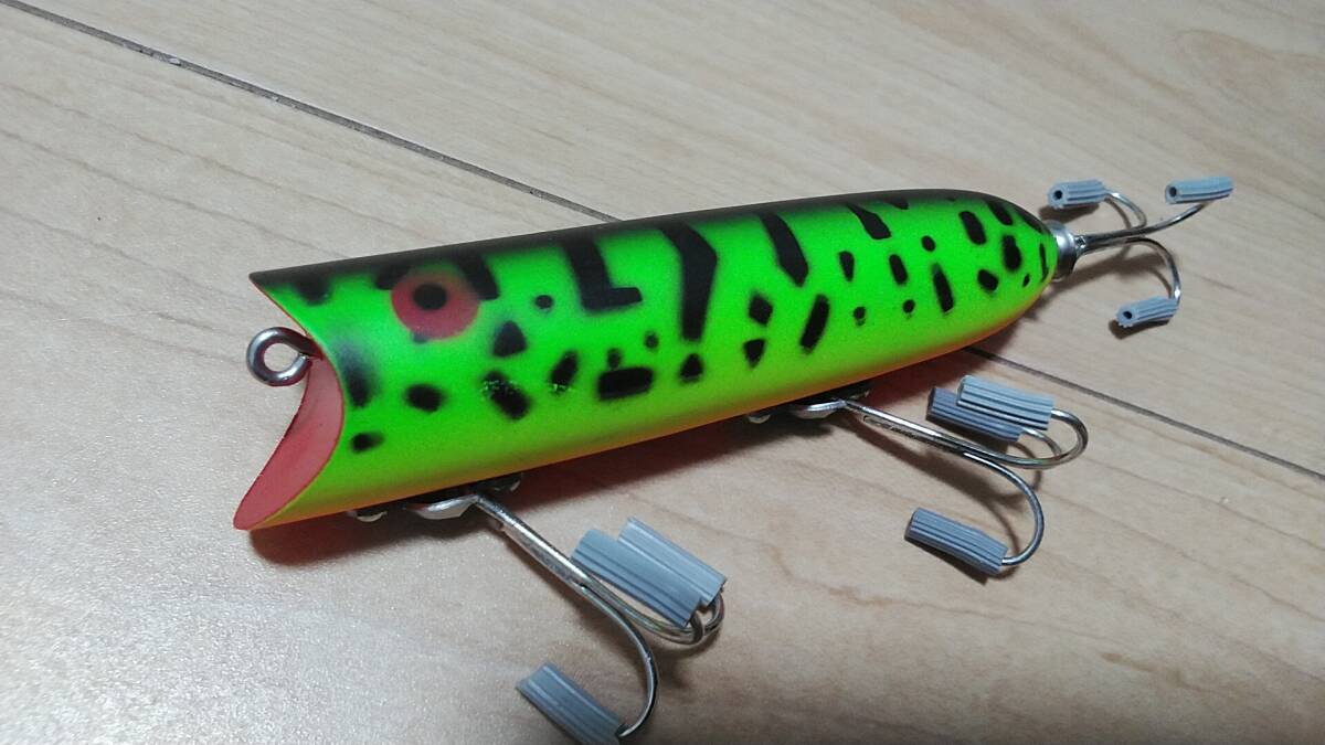 その６　中美古品　heddon ヘドン　☆トップウォーター ルアー ザウルス バルサ50 スミス ファクトリー ZEAL