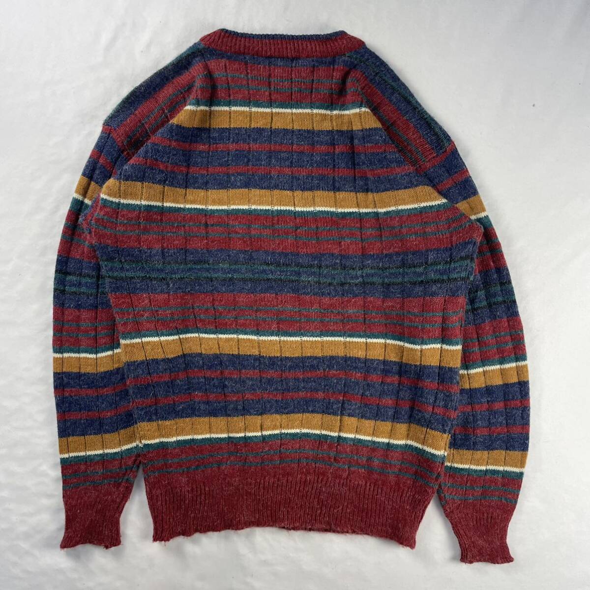 US Vintage 80-90s ROBERT BRUCE マルチカラー 好配色 立体 3D US Vintage 80-90s ROBERT BRUCE マルチカラー 好配色 立体 3D