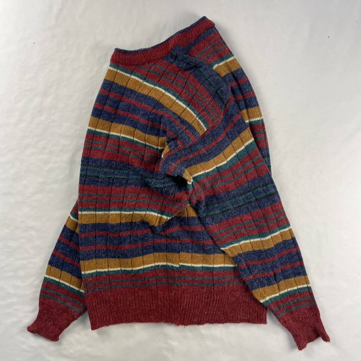 US Vintage 80-90s ROBERT BRUCE マルチカラー 好配色 立体 3D US Vintage 80-90s ROBERT BRUCE マルチカラー 好配色 立体 3D