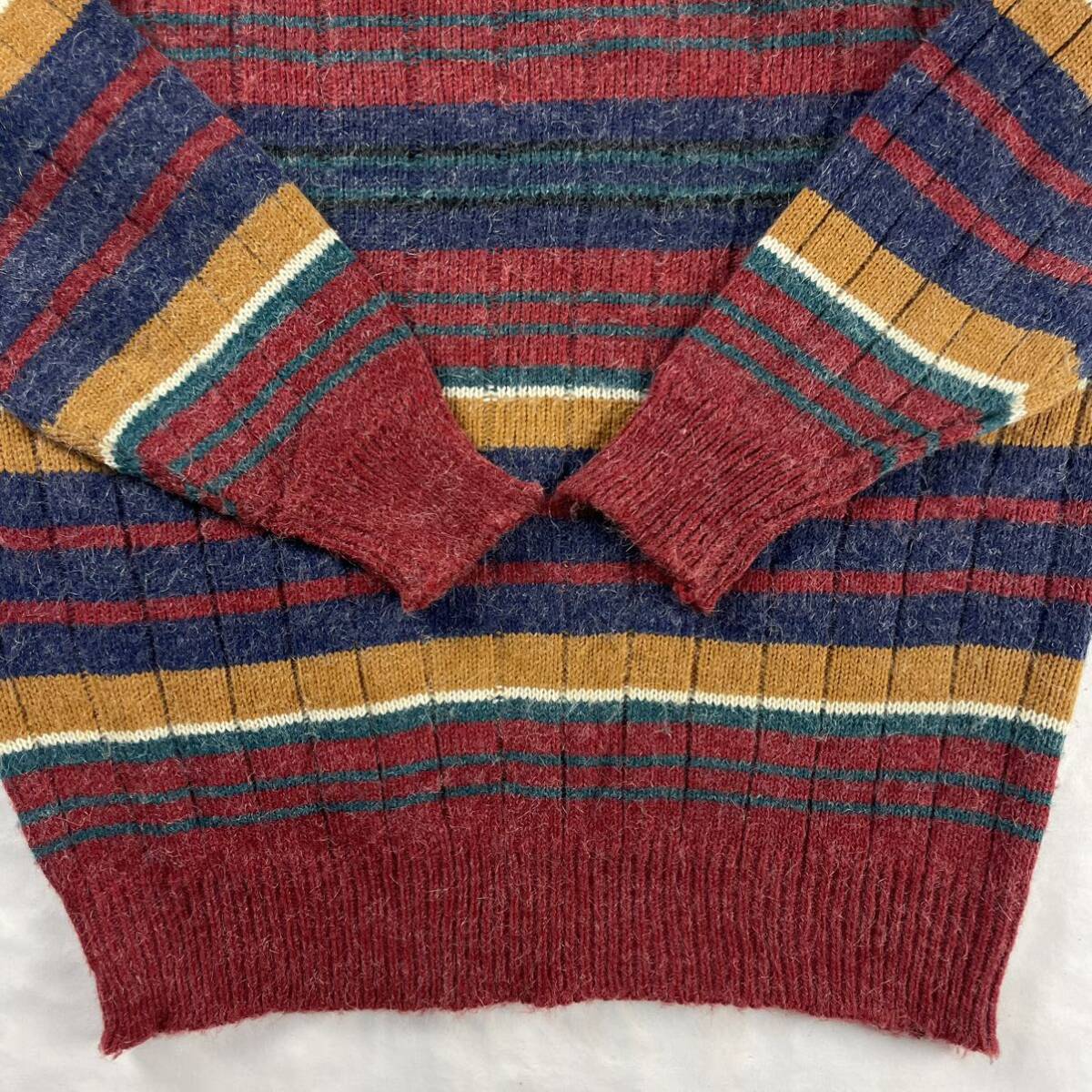 US Vintage 80-90s ROBERT BRUCE マルチカラー 好配色 立体 3D US Vintage 80-90s ROBERT BRUCE マルチカラー 好配色 立体 3D