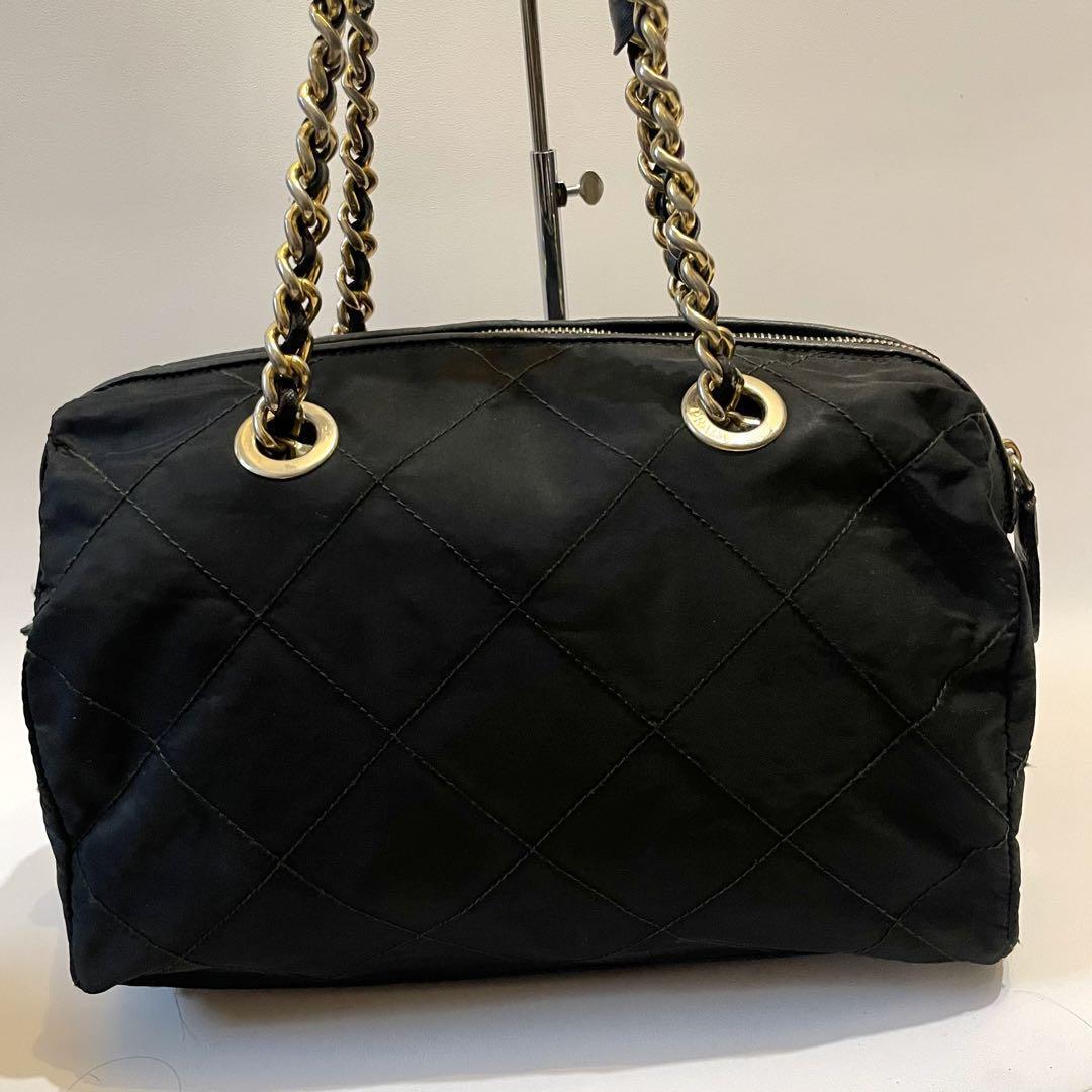 美品PRADA トートバッグ ハンド ボストン 肩掛け キルティング 美品PRADA トートバッグ ハンド ボストン 肩掛け キルティング