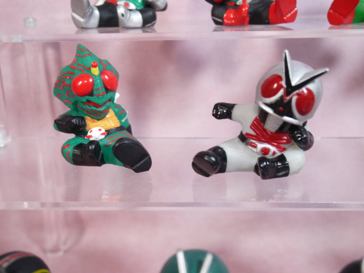 面取れ　ツクダ　仮面ライダー＆トカゲロン指人形セット　当時もの!! 面取れ ツクダ 仮面ライダー＆トカゲロン指人形セット 当時もの