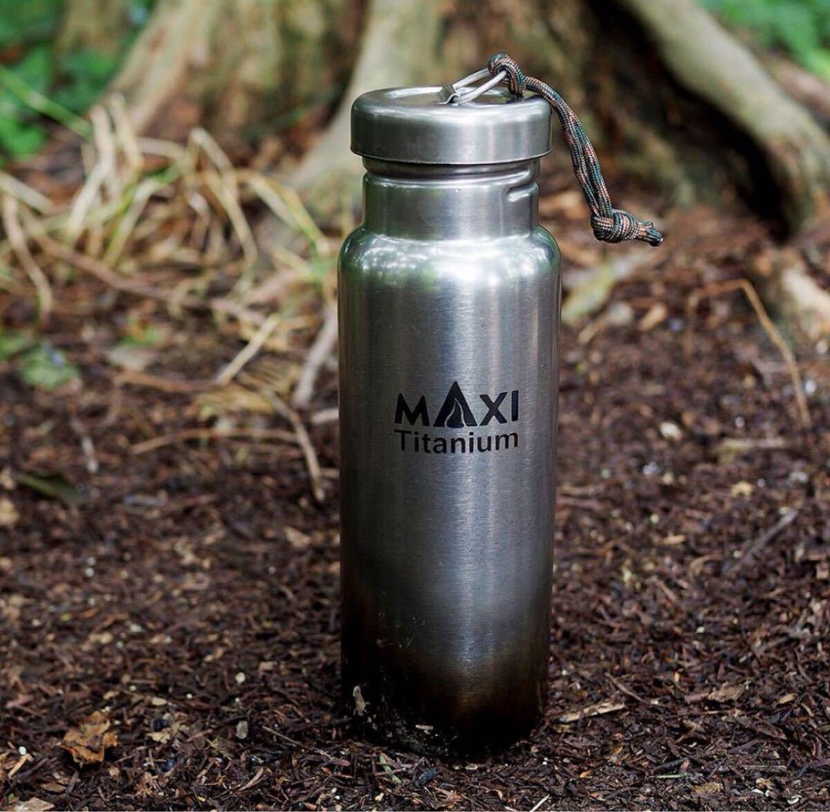 MAXI Titanium Water Bottle マキシ チタンボトル ウォーターボトル 800ml チタン 水筒 クッカー ボトル