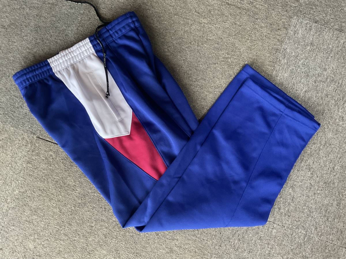 LL ダービースター 大きい 體操著 體操服 ロング パンツ レトロ ジャージ 下 激レア トリコロール ☆ 即決 早い者勝ち 送料無料 ☆