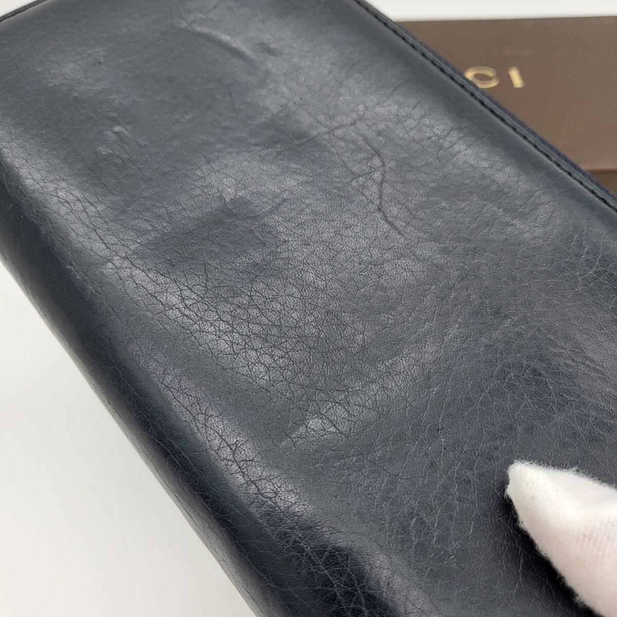箱付き GUCCI グッチ ラウンドファスナー 長財布 財布 GG SOHO 箱付き GUCCI グッチ ラウンドファスナー 長財布 財布 GG SOHO