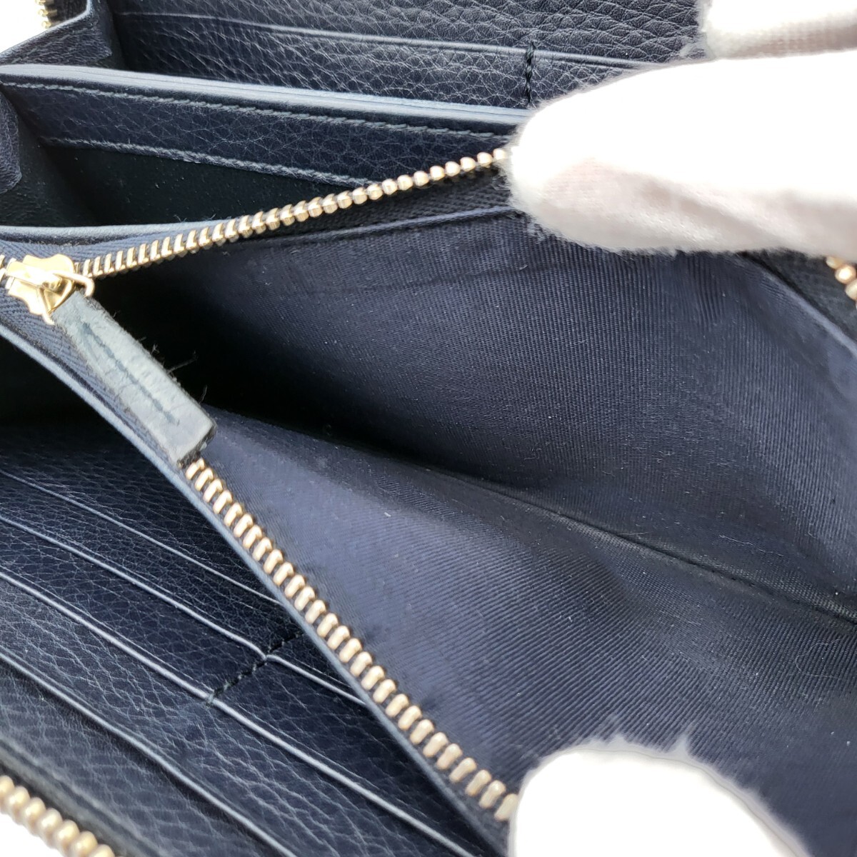 箱付き GUCCI グッチ ラウンドファスナー 長財布 財布 GG SOHO 箱付き GUCCI グッチ ラウンドファスナー 長財布 財布 GG SOHO