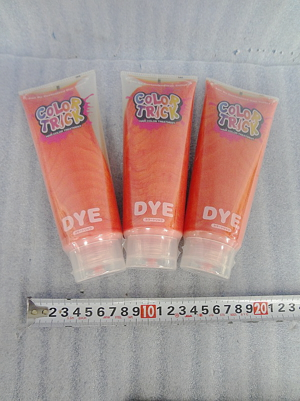K..0043 новый товар цвет Trick волосы уход Sunset orange 220g Y7800 соответствует уход за волосами сопутствующие товары модный окраска 3 позиций комплект 