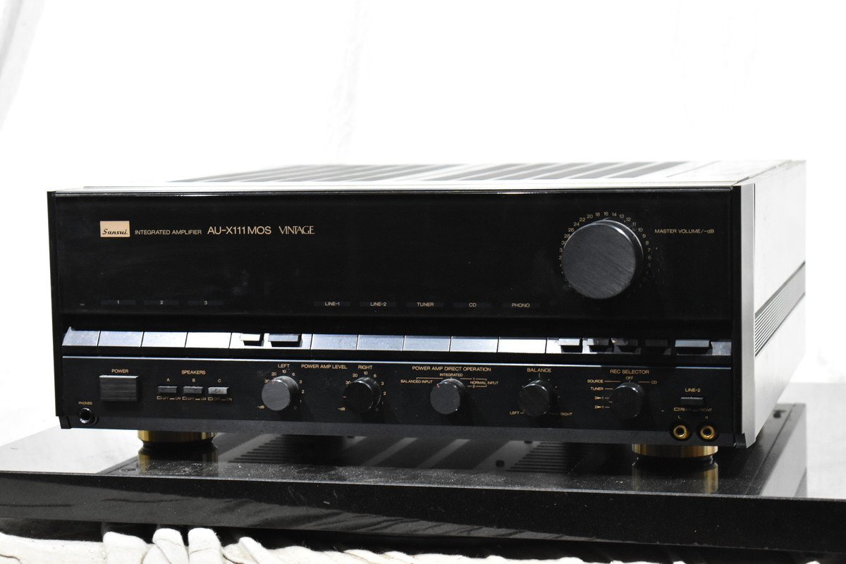 【送料無料!!】SANSUI サンスイ プリメインアンプ AU-X111 MOS VINTAGE