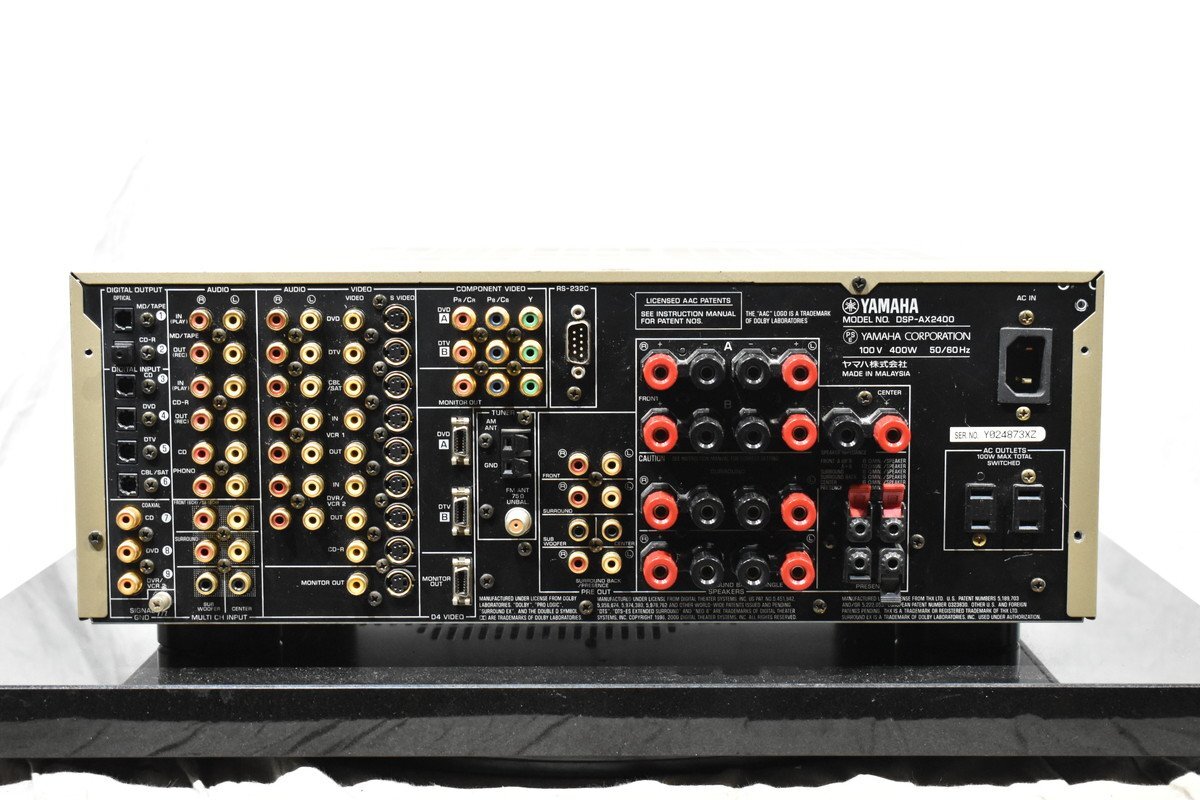 Yahoo!オークション - YAMAHA/ヤマハ AVアンプ DSP-AX2400【現状 Yahoo!オークション - YAMAHA/ヤマハ AVアンプ DSP-AX2400【現状