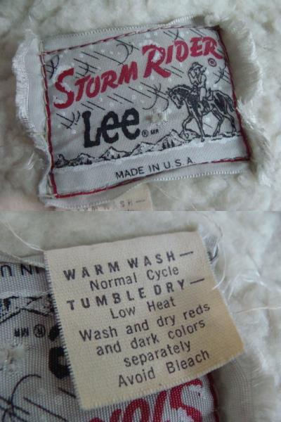 [ царапина * загрязнения есть *80s]Lee Lee storm rider Denim жакет ( размер неизвестен ) USA производства 