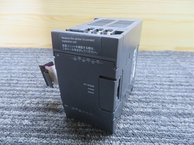 W☆KEYENCE　アナログモジュール　インプット　アウトプット　KV-N3AM　キーエンス　動作外し品