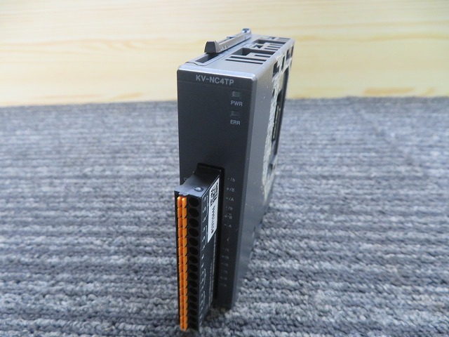 W☆KEYENCE　温度入力ユニット 4ch　KV-NC4TP　制御機器　キーエンス　動作外し品