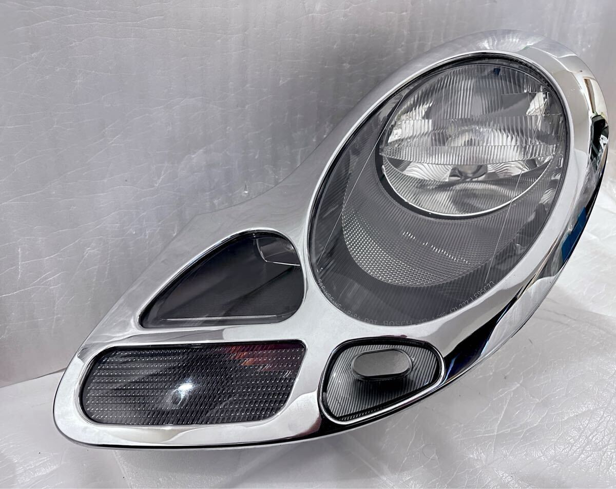 極美品/破損無 希少 ASSY ポルシェ 911 996 986 GT3 ボクスター ヘッドライト 左右 純正 ハロゲン ランプ ヘッドランプ ライト 前期 左 右_画像3