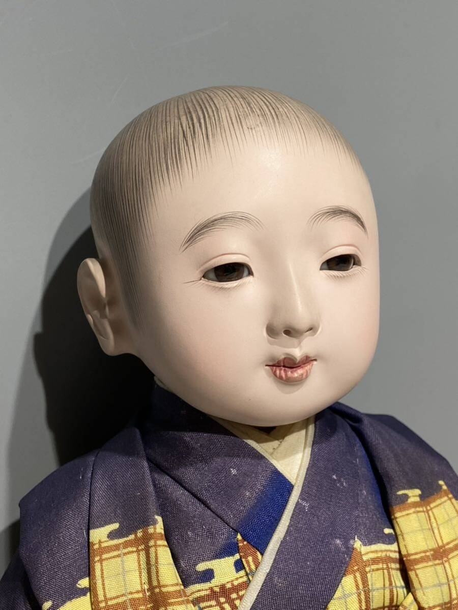 □即決□ 星光 市松人形 男の子 36cm 昭和初期 - 市松人形 □即決□ 星光 市松人形 男の子 36cm 昭和初期 - 市松人形