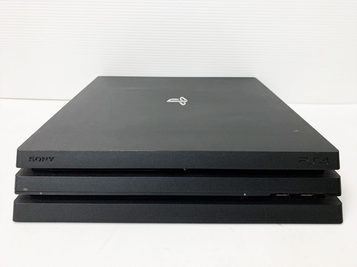 [1 jpy ]PS4Pro body 1TB black SONY Playstation4 Pro CUH-7100B the first period ./ operation verification settled PlayStation 4 FW11.02 D11-008rm/G4