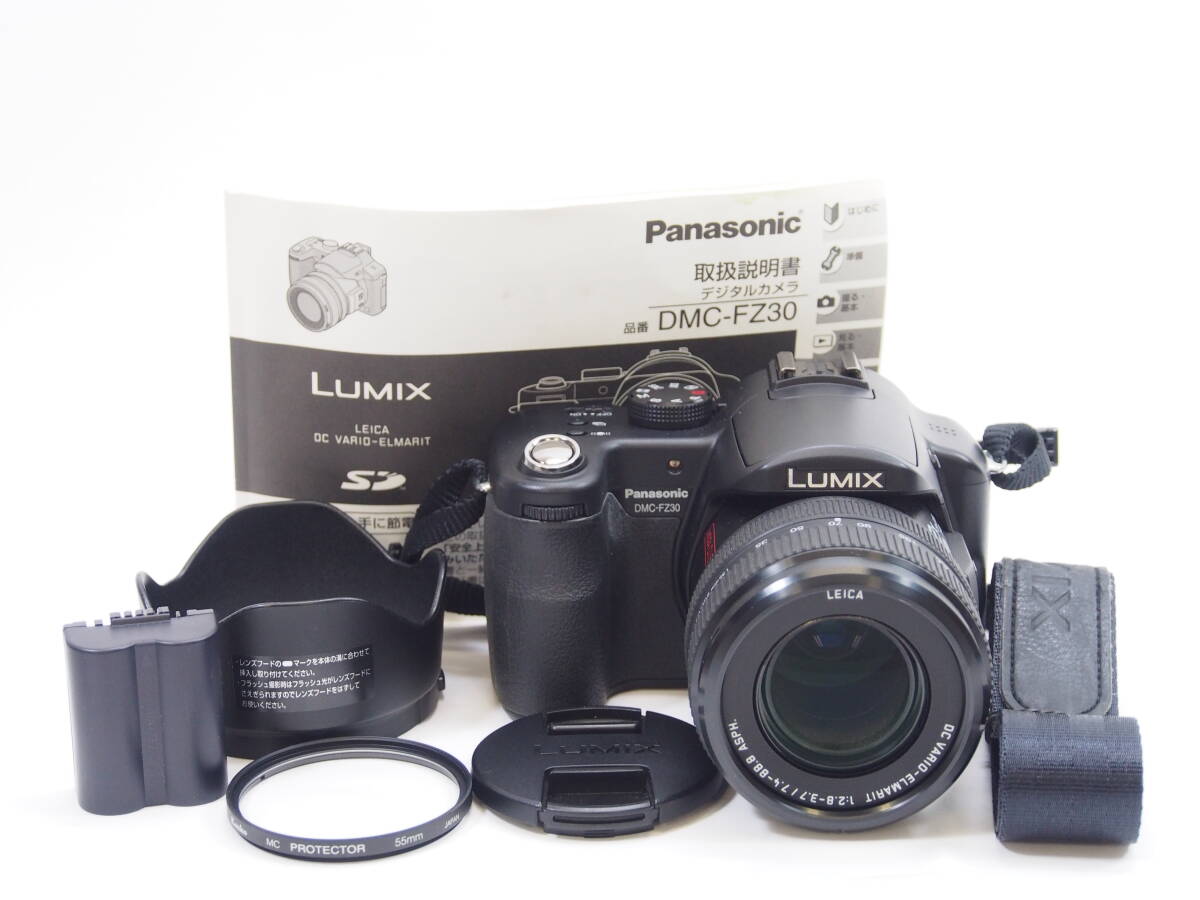 【美品】◎Panasonic パナソニック LUMIX DMC-FZ30（取説付）