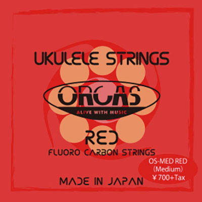 ORCAS OS-MED RED RED FLUORO CARBON STRINGS ウクレレ弦〈オルカス〉
