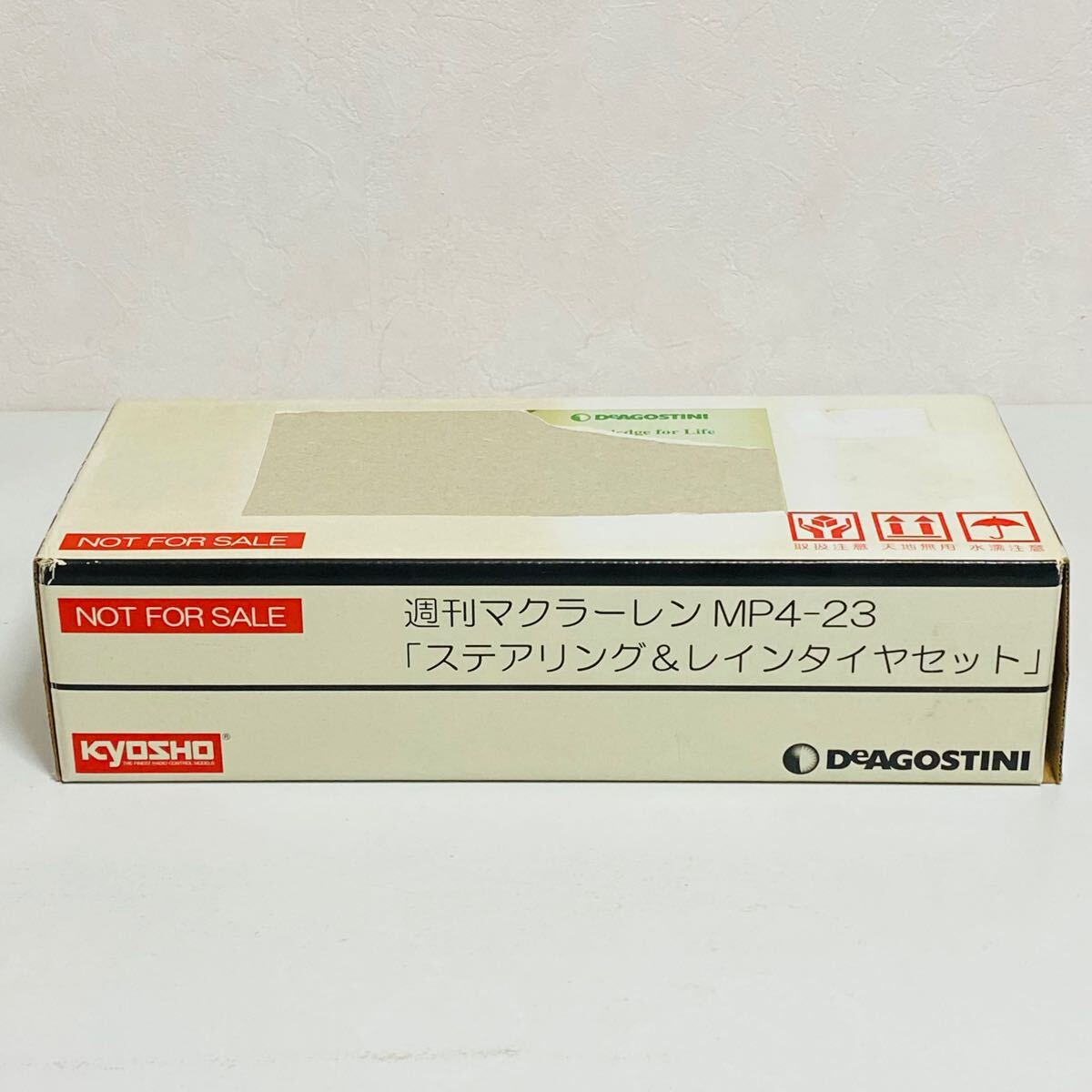 【中古品】DeAGOSTINI デアゴスティーニ KYOSHO 京商 週刊マクラーレン MP4-23 ステアリング & レインタイヤセット