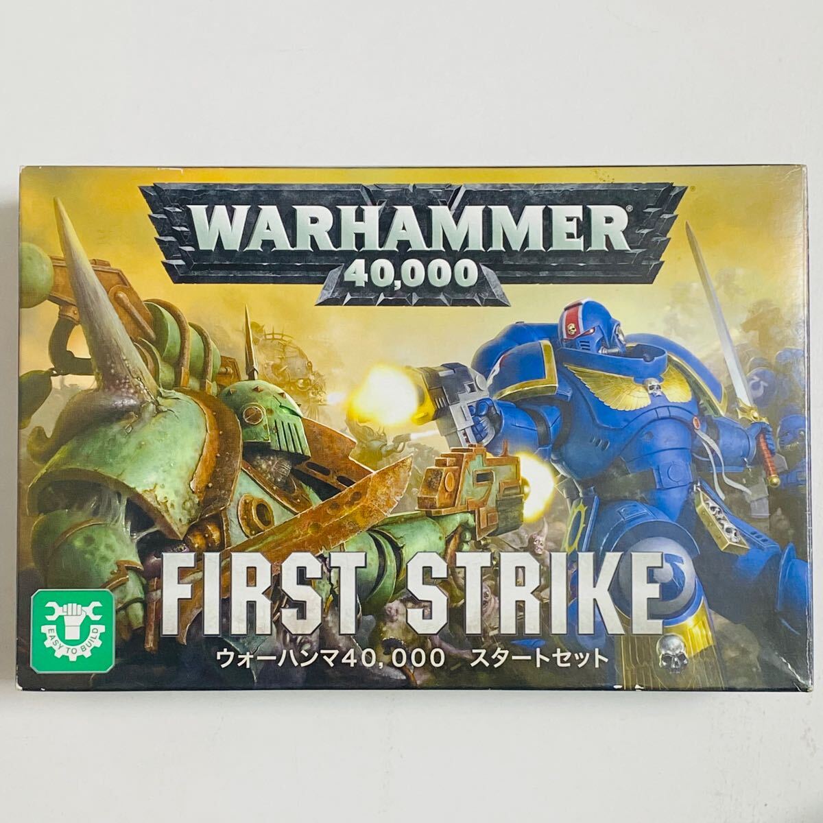 【中古品】GAMES WORKSHOP ゲームズワークショップ WARHAMMER 40,000 ウォーハンマ 40,000 スタートセット FIRST STRIKE 組立済