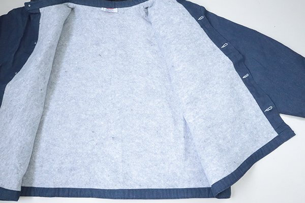 bob barker ◆ デニム カバーオール インディゴ 6XLサイズ *里ブランケット* オーバーサイズ ワークコート アメカジ 大きいサイズ ◆MU29