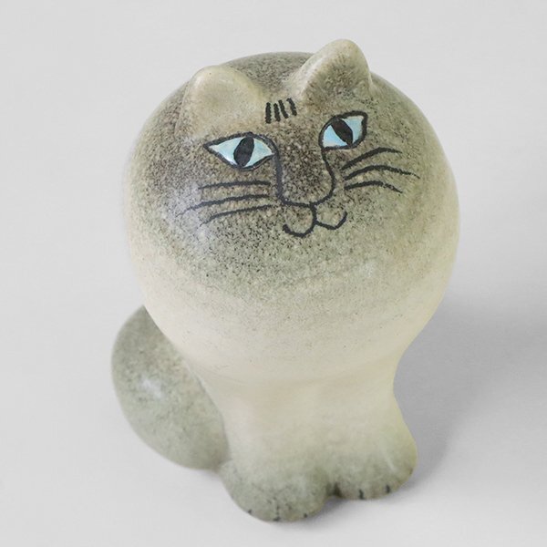 リサラーソン マヤ 猫 Lisa Larson / リサラーソン MAYA マヤ 陶器製 置物 猫 GRAY