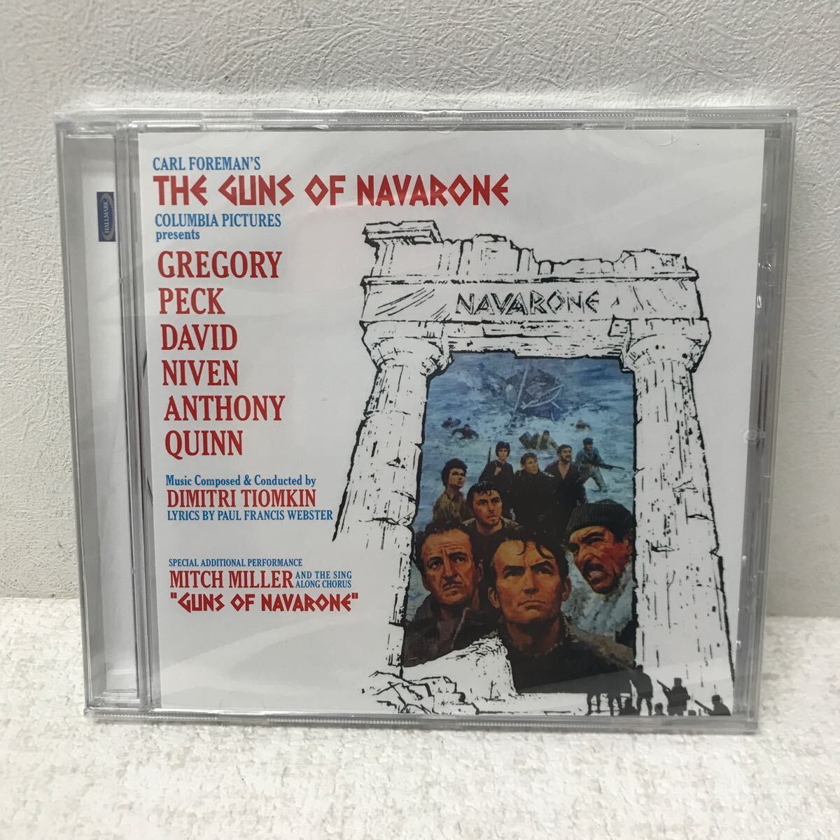 I1020A3 未開封★ナバロンの要塞 THE GUNS OF NAVARONE グレゴリー・ベック GREGORY PECK CD 映画音楽 サントラ 海外輸入盤