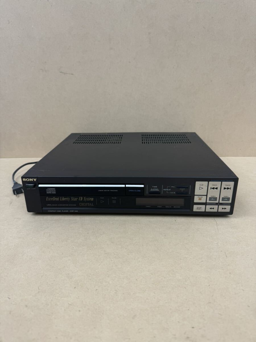 Y-603【通電◯SONY CDP-V44 リニアトラッキング　積分型DAC機 ソニー】