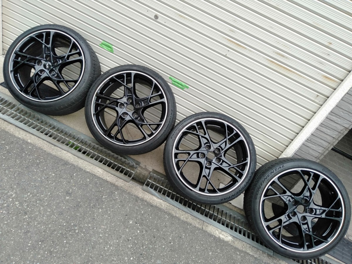  Megane RS19 -inch original option wheel pcd 114.3+ Continental with tire Nissan car to diversion . possibility pick up OK