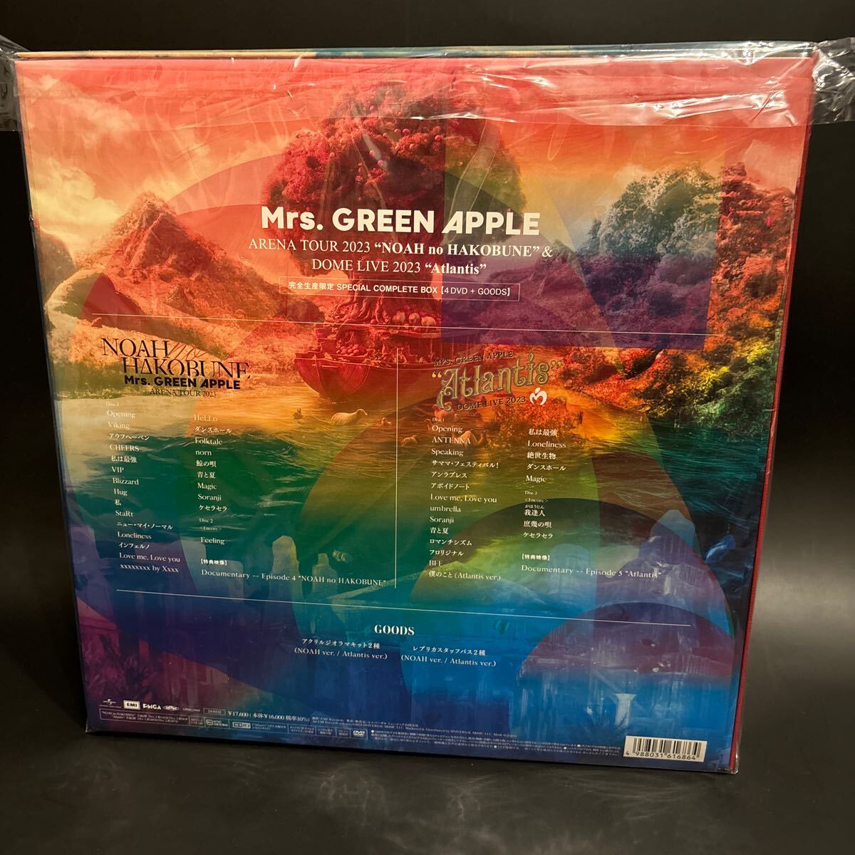 完全生産限定盤【DVD】Mrs GREEN APPLE 2023 COMPLETE BOX【DVD 完全生産限定盤【DVD】Mrs GREEN APPLE 2023 COMPLETE BOX【DVD