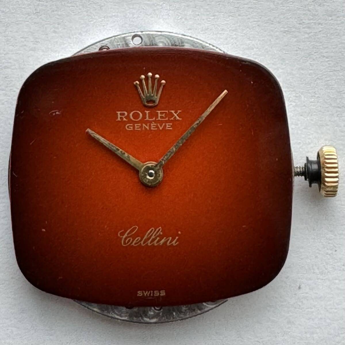 【ジャンク】正規品 ROLEX 純正ムーブメント Cal.1601 手巻き ヴィンテージ アンティーク 時計修理 ロレックス Cellini チェリーニ