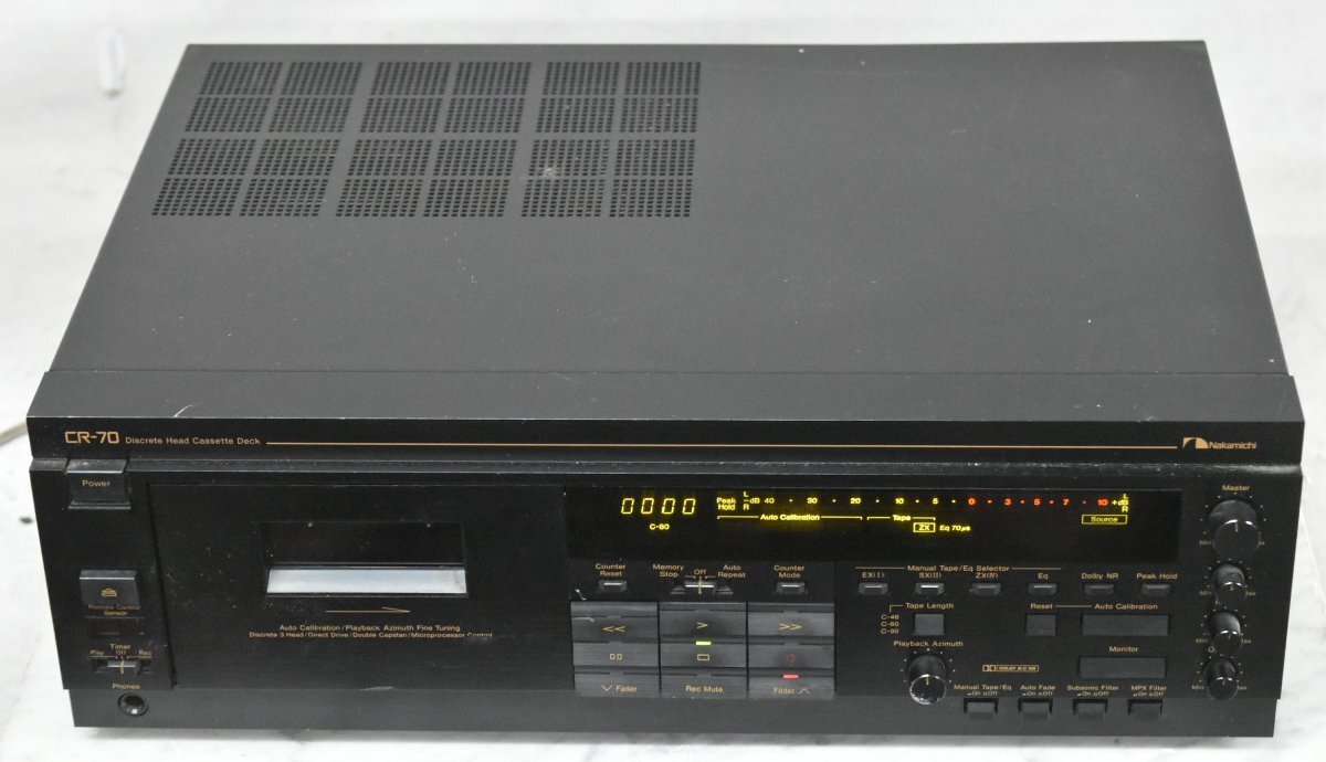 c1018 レトロ【Lo-D D-M70 カセットデッキ】動作確認済み c1018 レトロ【Lo-D D-M70 カセットデッキ】動作確認済み