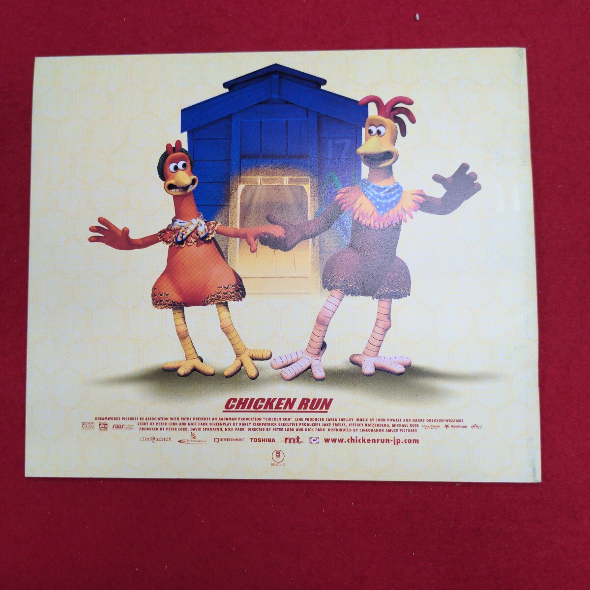 Ld-359/チキンラン　2001年4月14日　発行所 東寶㈱出版商品事業(yè)室　出演:メルギブソン,ジュリアサワラ/L8/61024