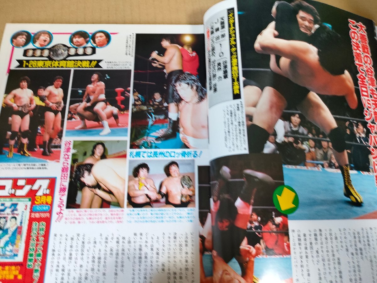 週刊ゴング ピンナップ付き 1986.2 No.90/タイガーマスク/グレート?カブキ/ケビン?フォン?エリック/プロレス/長與千種/雑志/B3233658