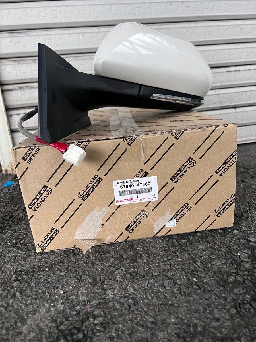 トヨタ プリウス ZVW52 左 ドアミラー 070