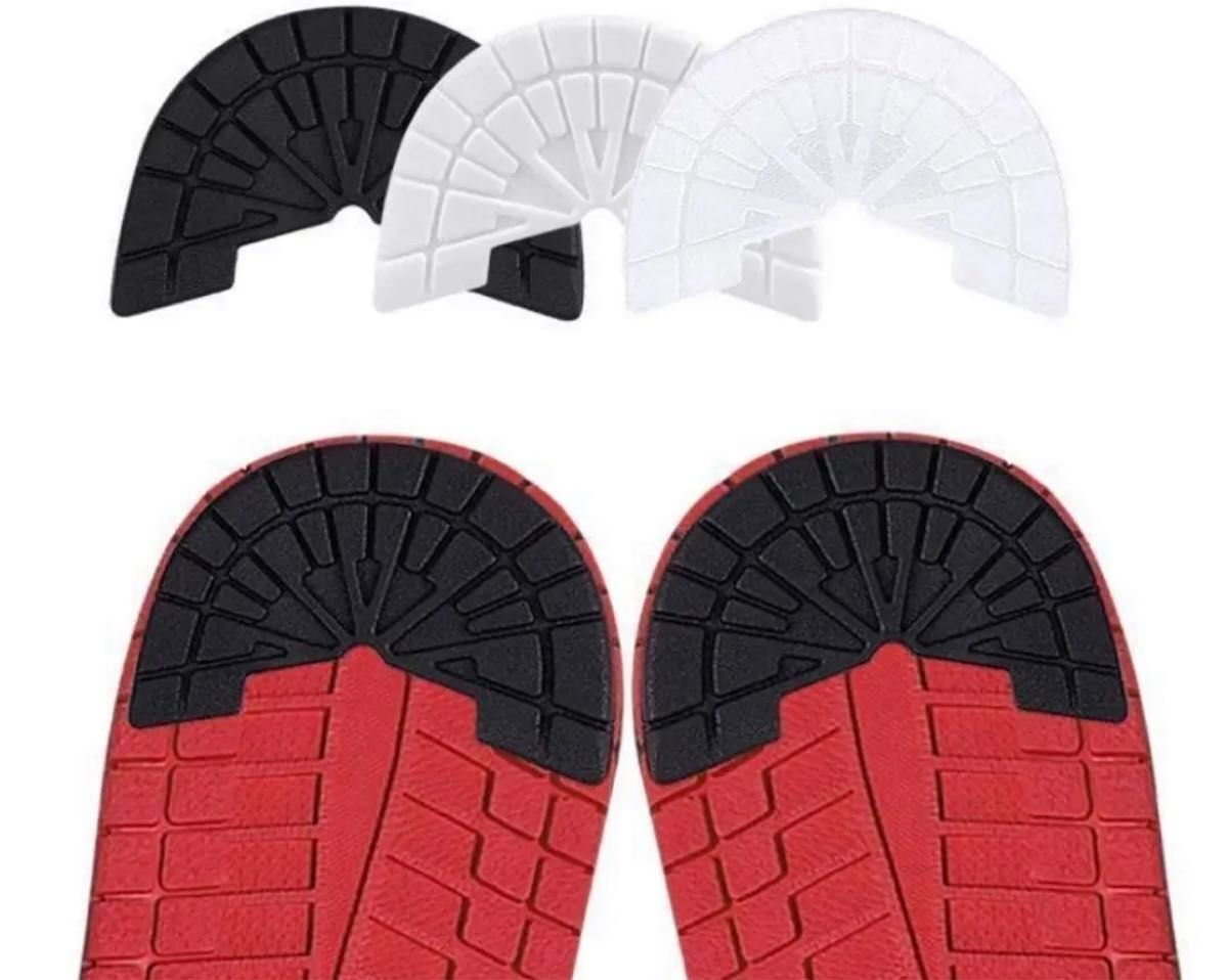  heel guard подошва защита спортивные туфли протектор [ белый прозрачный 2 пар комплект ]27.5-28