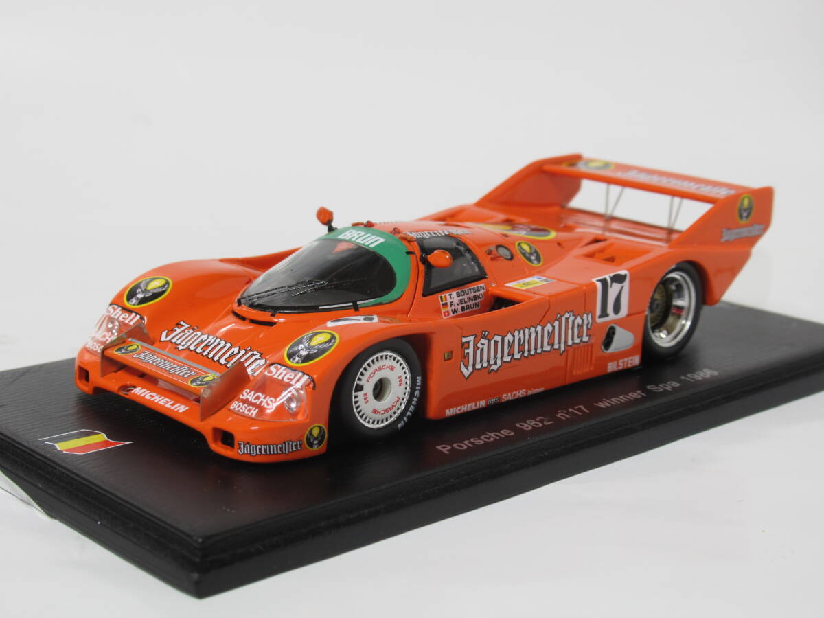 1/43 ポルシェ 962 イエーガーマイスター #17 スパ Winner 1986 1/43 ポルシェ 962 イエーガーマイスター #17 スパ Winner 1986
