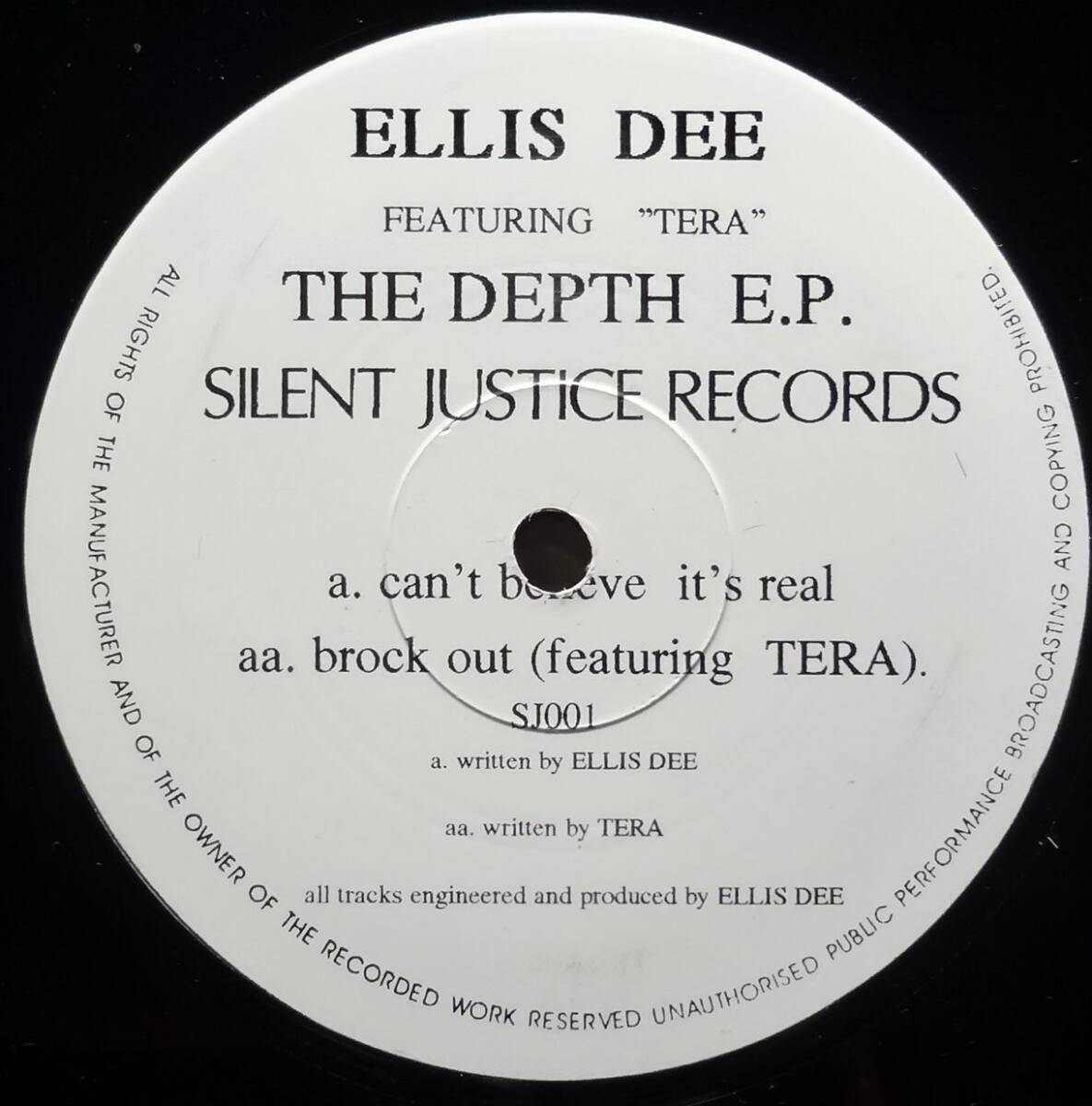 【Ellis Dee / The Depth E.P.】 [♪HT]　(R6/10)