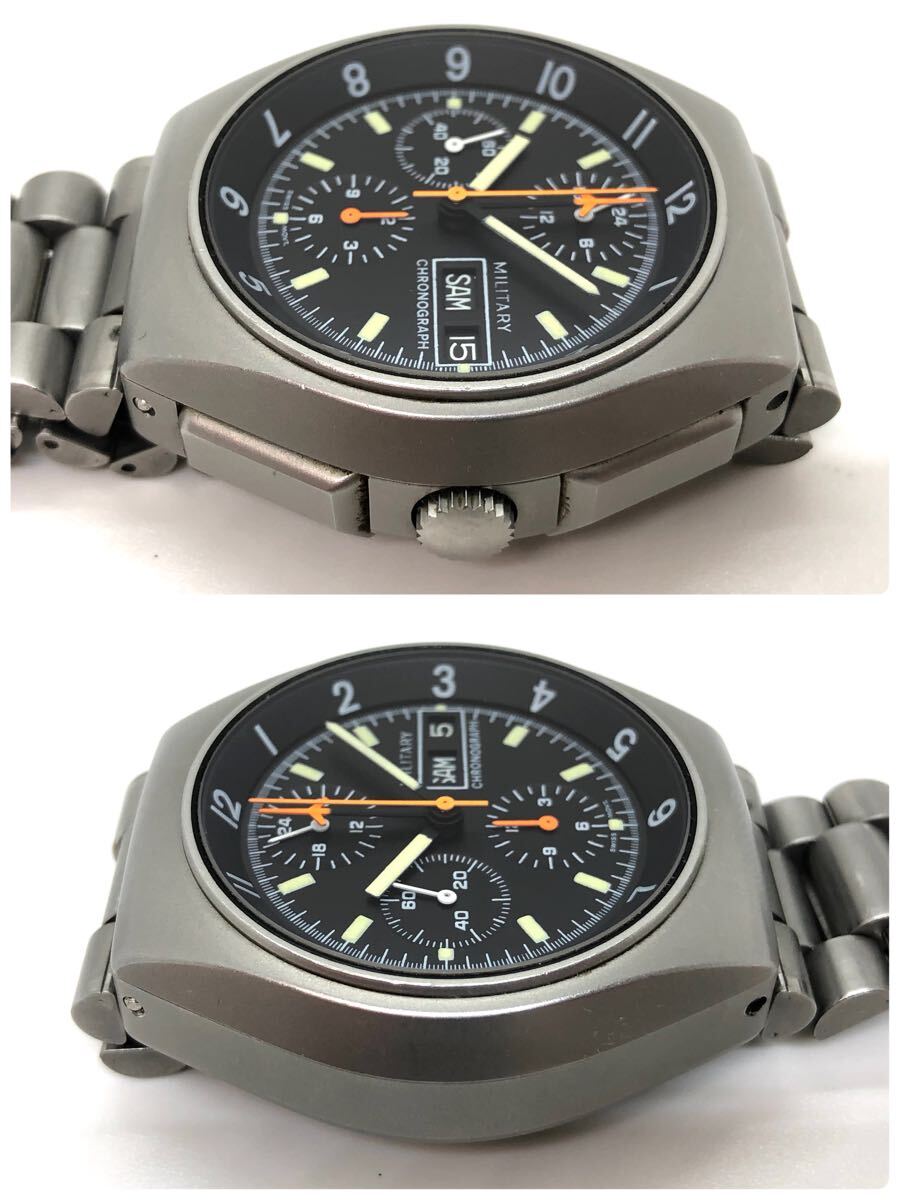 絶版品 希少 TUTIMA チュチマ MILITARY CHRONOGRAPH ミリタリー 絶版品 希少 TUTIMA チュチマ MILITARY CHRONOGRAPH ミリタリー