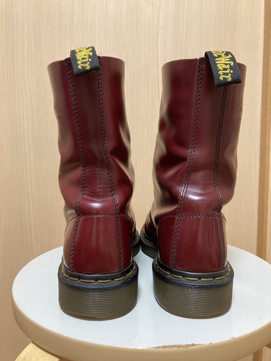 廃盤希少 Dr Martens 10ホール ブーツ UK8 チェリーレッド 1490 廃盤希少 Dr Martens 10ホール ブーツ UK8 チェリーレッド 1490
