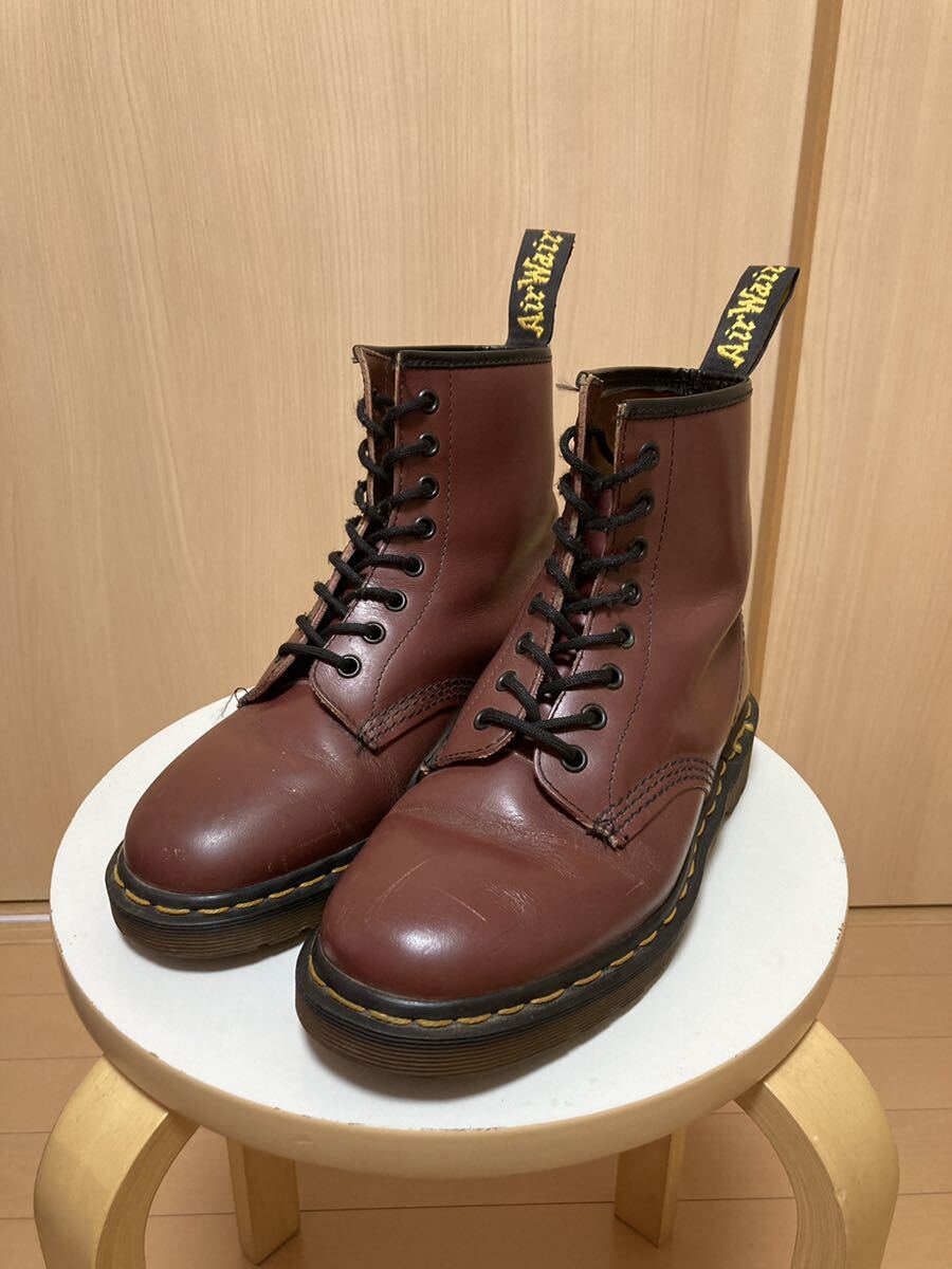 美品 90s 英国製 Dr.Martens 1460 8ホール ブーツ UK6 ドクターマーチン チェリーレッド イングランド製 UK製 made in england イギリス製