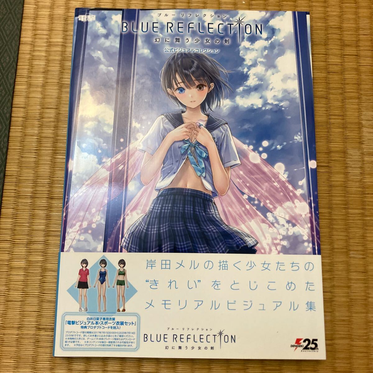 BLUE REFLECTION ブルーリフレクション　幻に舞う少女の剣 公式ビジュアルコレクション 巻末付録未開封(有効期限切れ) 中古品 即決 送料込