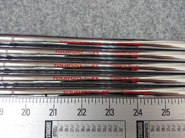 N.S.PRO MODUS3 モーダス3 TOUR120 (S) #6-PW 5本セット アイアン用 スチールシャフト