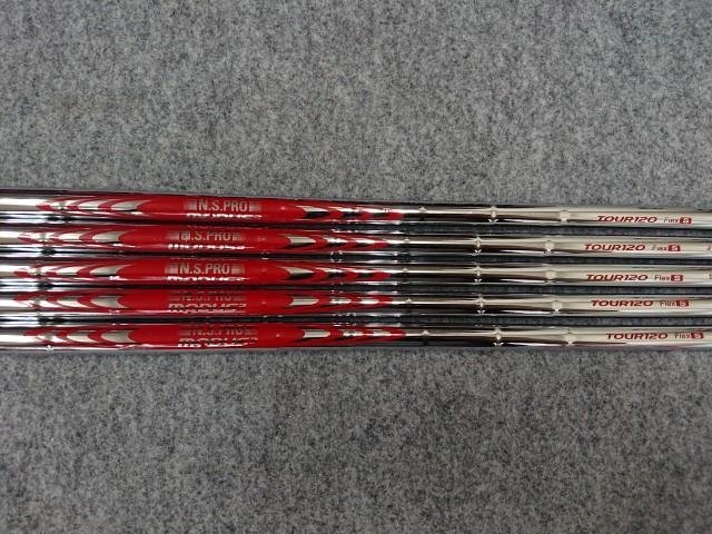 N.S.PRO MODUS3 モーダス3 TOUR120 (S) #6-PW 5本セット アイアン用 スチールシャフト