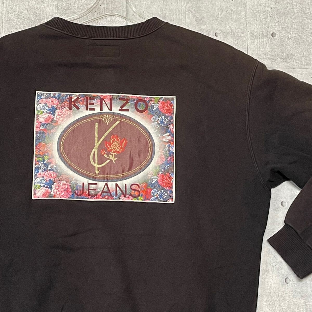 80s 90s KENZO スウェット トレーナー 北斎タグ 刺繍 ケンゾー 80s 90s KENZO スウェット トレーナー 北斎タグ 刺繍 ケンゾー