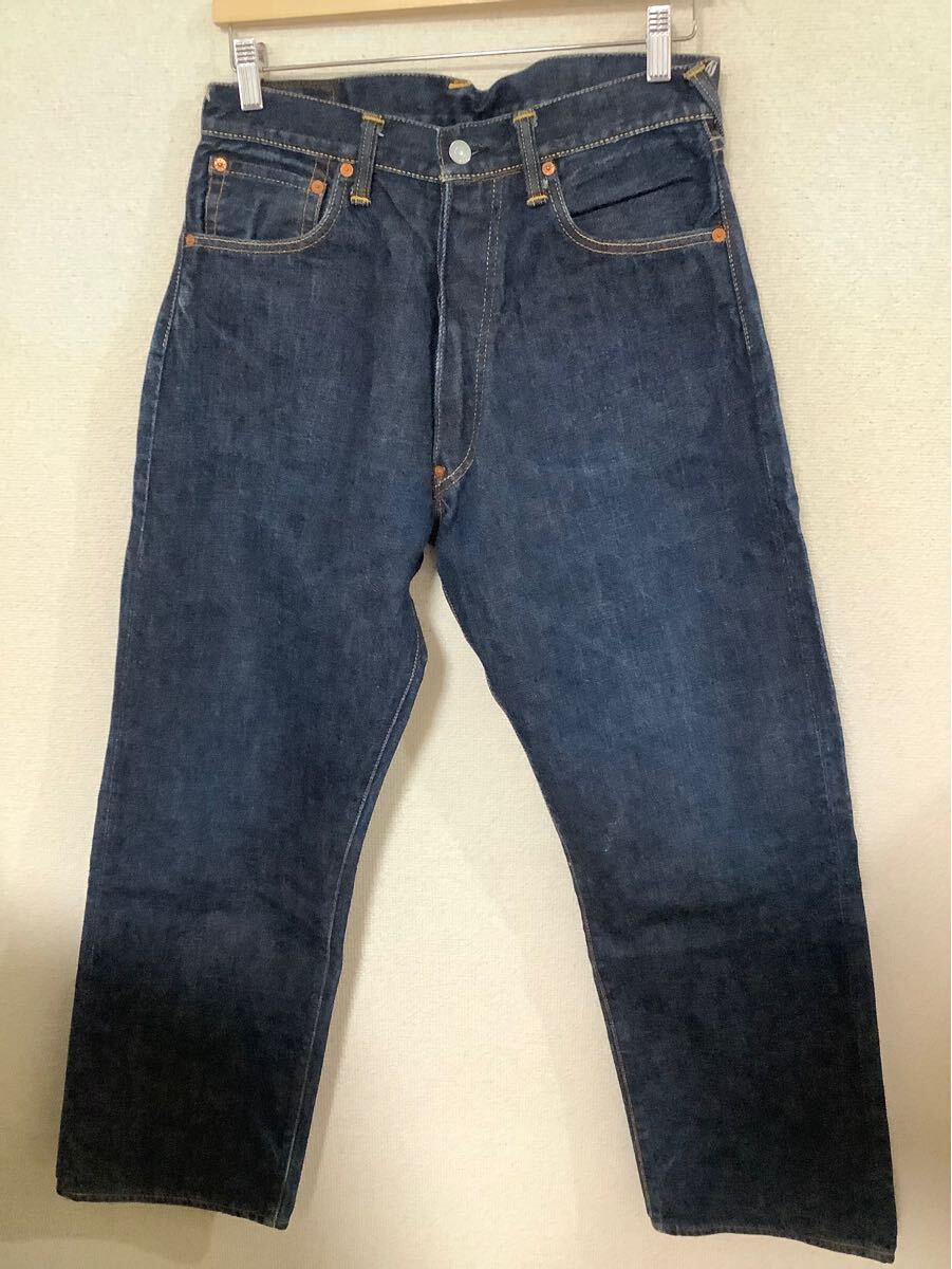 EVISU エビス　2001 NO.2 デニムパンツ ジーンズ ペンキステッチ　カジュアル　レプリカ　アメカジ　　ビンテージ　古着　