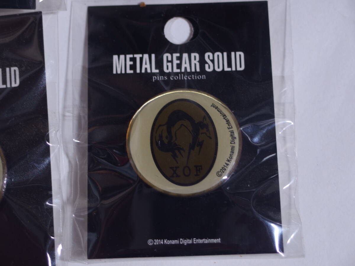 メタルギアソリッド ピンバッジ METAL GEAR SOLID フォックスハウンドピンバッジ（シリアル
