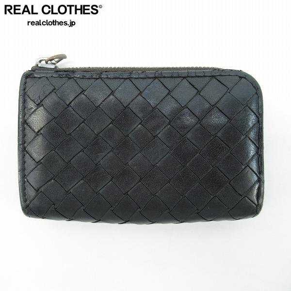 BOTTEGA VENETA/ボッテガヴェネタ イントレチャート L字ファスナーコインケース /UPK