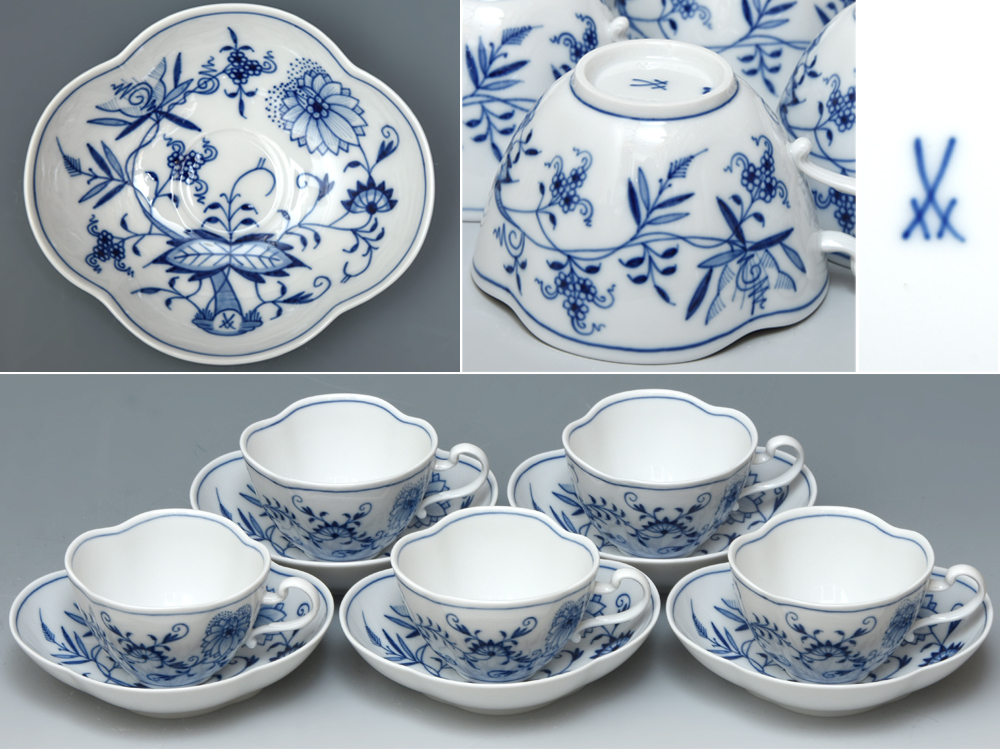 MEISSEN / マイセン ブルーオニオン ティーカップ&ソーサー MEISSEN / マイセン ブルーオニオン ティーカップ&ソーサー