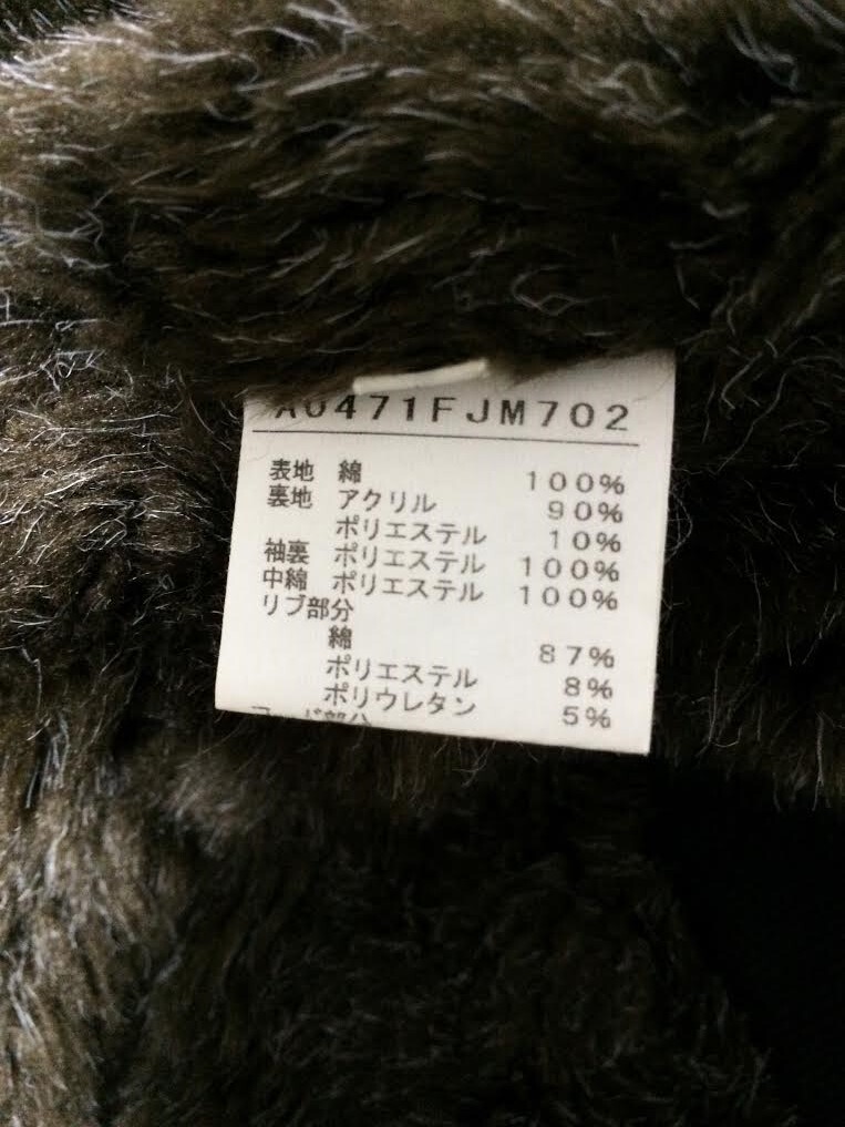 MEN'S MELROSE　フード　ファー　ボア　ジャケット　黒　4　メンズ メルローズ